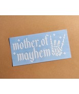 Mother of Mayhem Metalcore Skeleton Sparkles Vinyl Decal Bumper Sticker ... - $5.75
