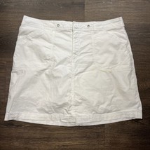 White Stag SKORT Size 14 Womens White Short Skirt Casual - $14.03