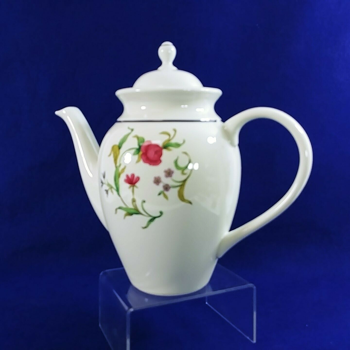 Primary image for Lenox Coffee Pot with Lid Rose Garden Casual Images by Lenox Made in Brazil