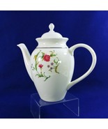 Lenox Coffee Pot with Lid Rose Garden Casual Images by Lenox Made in Brazil - $203.67 CAD