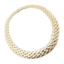 Vintage! Authentic Van Cleef &amp; Arpels 18k Yellow Gold Basket Weave Necklace - £20,845.67 GBP
