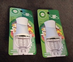 2 Air Wick plug in Scented Oil Warmer, White, 1 Count, Essential Oils, (... - $14.00