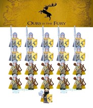21Pcs Collection House Baratheon Archer Spear Army Game of Thrones Minifigures - £26.37 GBP