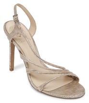 Vince Camuto Tiernan Snake Slingback Dress Sandals, Sizes 9-10 Natural Metallic - £64.06 GBP