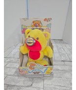 NEW VTG PlaySkool 1987 Nosy Bear Spinning Race Car/Hot Rod Plush Stuffed... - $951.78 MXN