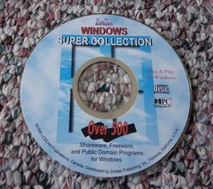 Vintage Zodiac Windows Super Collection Over 500 Programs for Windows CD 1996 - £6.94 GBP