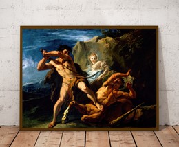 Hercules Killing the Centaur Nessus, Sebastiano Ricci, Greek Mythology A... - $13.00+