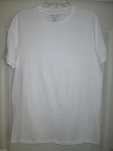 Nordstrom MEN’S SHOP Trim Fit Crewneck Stretch Cotton T-Shirt White L UPC77 - £6.59 GBP