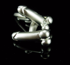 naughtyCuff links Male Figural NUDE Cufflinks Gay Interest erotic sculpt... - £115.76 GBP