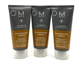 Paul Mitchell Mitch Calibrate Medium Hold Thickening Cream 2.5 oz-3 Pack - £39.52 GBP