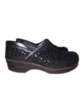 Dansko Womens Black Leather Slip-On Shoes Size 40 EU  9/9.5  US - £19.74 GBP