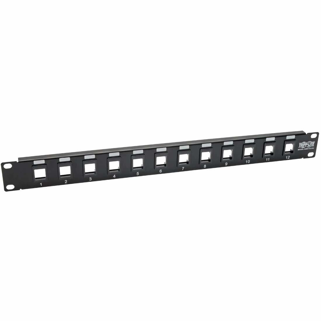 Tripp Lite 24Port Shielded Blank Patch Panel RJ45 USB HDMI Cat5/6 1URM T... - $53.71