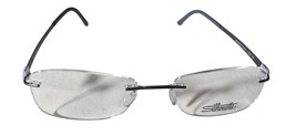 Silhouette Rimless Eyeglasses Frames Only Blue Arms 4496 40 52-17 130 54... - $171.89
