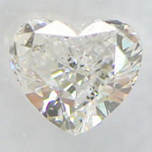 Heart Cut Diamond Natural Loose D Color SI1 Enhanced IGI Certified 1.04 Carat - £1,460.55 GBP