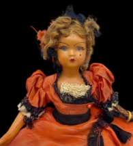 Antique Doll Marie Laure Paris 1930s Souvenir Coquette Lady Petticoat RARE - £89.83 GBP