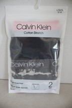 CALVIN KLEIN Boy&#39;s 2 Pack Cotton Stretch Boxer Briefs size L (12-14) New - £11.73 GBP