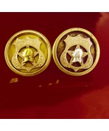 1880s Victorian Cufflinks P.O.S. of A. Fraternity Antique gold * vintage... - £180.29 GBP