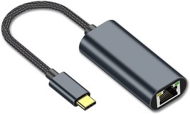 USB C to Ethernet Adapter for Laptop PC Gigabit Ethernet LAN Network Adapter - £11.59 GBP