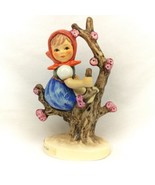 Vintage Goebel Hummel Figurine Apple Tree Girl #141 3/0  W Germany West 4&quot; - £13.86 GBP