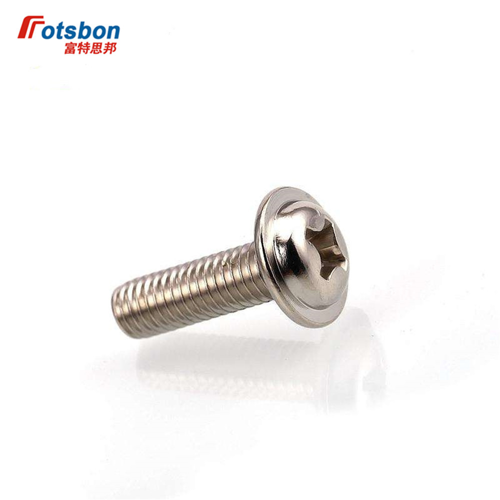 M3/M3.5 Cross Recessed Pan Head Screws With Collar Round Phillips Screw DIN967