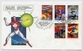 Canada Post First Day Of Issue (10/02/95) Superheroes Stamps (Scott #1579 -1583) - £67.26 GBP