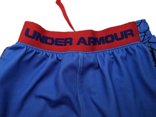 Boys Under Armour Shorts Youth Small 8/10 Loose Fit MARVEL Great Condition  Item image 4
