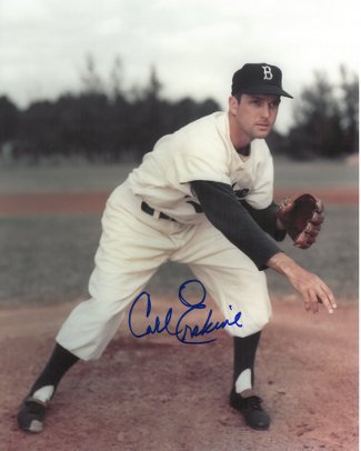 Primary image for Carl Erskine signed Brooklyn Dodgers 8x10 Photo