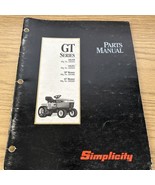 1991 SIMPLICITY LAWN TRACTOR  GT SERIES PARTS MANUAL, PARTS LIST AND DIA... - $32.19 CAD