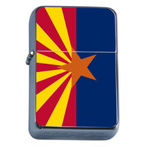 Arizona Flag Flip Top Oil Lighter Cigarette Smoking Windproof - $14.80