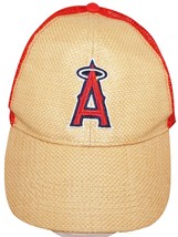 Promo Los Angeles Angels MLB Baseball Straw Style Cap - One Size Adult Hat - £7.98 GBP