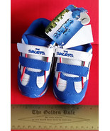 Smurfs Baby Clothes Size 7 Toddler Sneakers Shoes Athletics Cartoon Foot... - $32.24 CAD