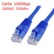 25Ft Cat5e UTP RJ45 8P8C 24AWG 350Mhz 100Mbps LAN Ethernet Network Patch Cable - £13.33 GBP