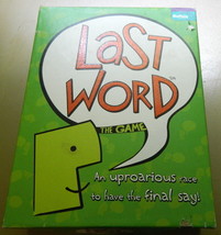 Last Word Board Game - $18.00
