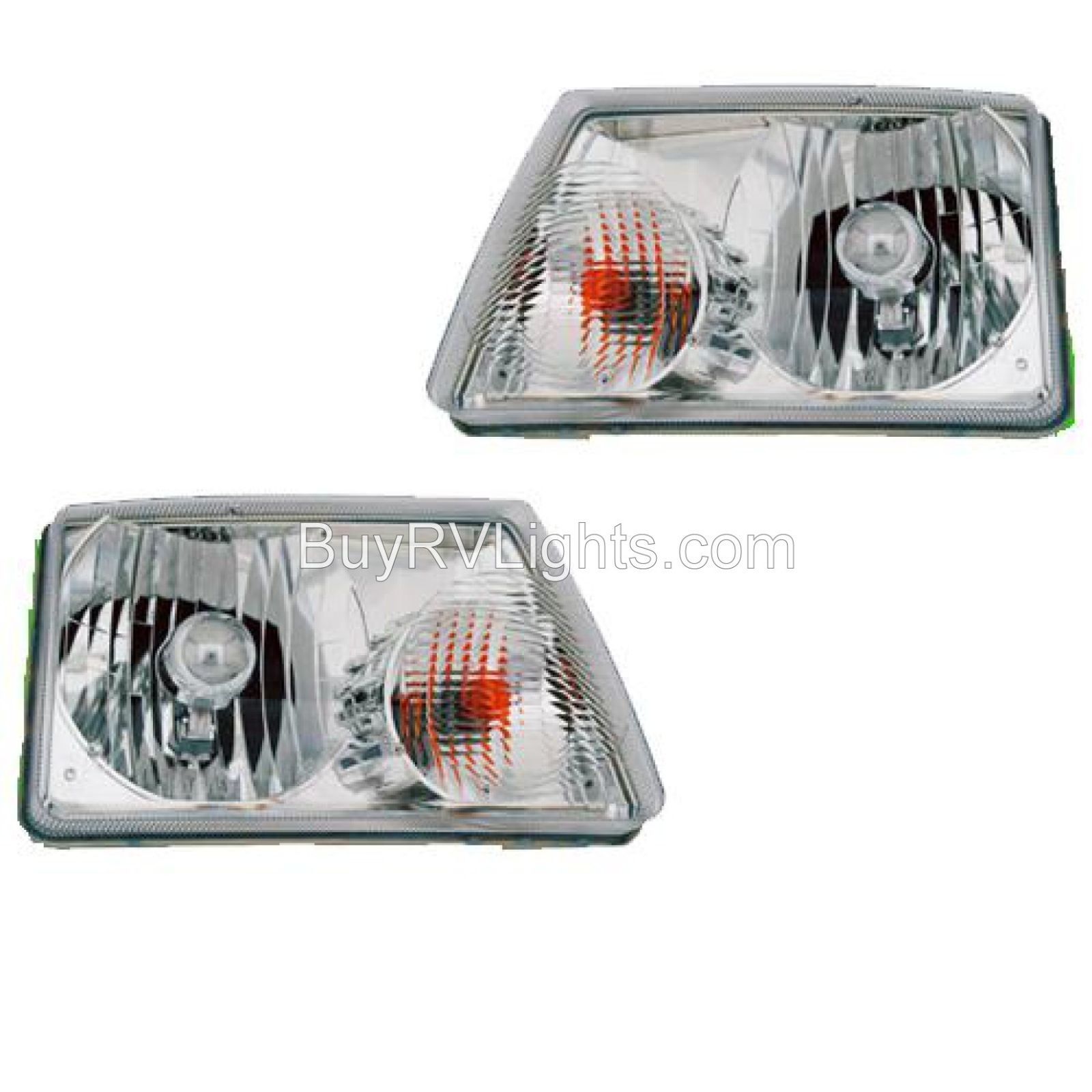 Primary image for ITASCA SUNSTAR 2013 2014 2015 PAIR SET HEADLIGHTS HEAD LIGHTS FRONT LAMPS RV