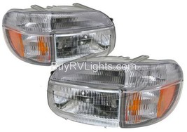 ALFA FOUNDER 2005 2006 2007 2008 SET HEADLIGHTS SIGNAL HEAD LIGHTS LAMPS RV - £83.88 GBP