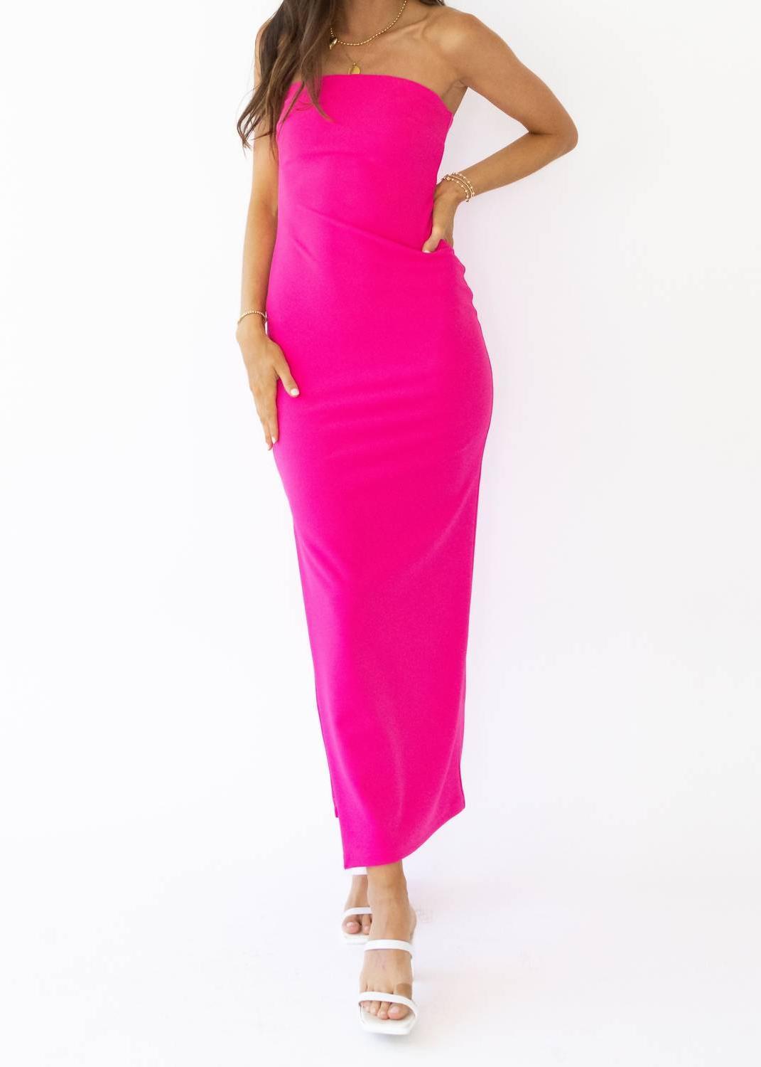 Lavender Brown Ramona Midi Dress Cotton Candy - $129.00