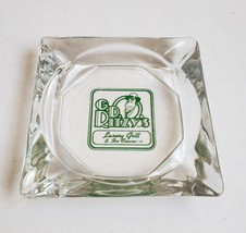 G.D. RITZY&#39;S Luxury Grill &amp; Ice Cream Evanswille, Indiana Glass Ashtray - £12.49 GBP