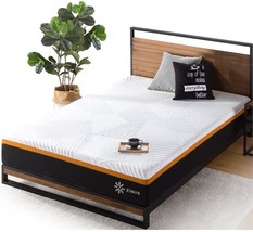 King-Size Zinus 10&quot; Cooling Copper Adaptive Pocket Spring Hybrid Mattress With - £311.70 GBP