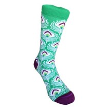 Pretty Peacock Feather Pattern Socks - $6.93