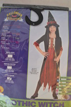 Gothic Witch Costume - Style# 12152-Dress and Hat-Child&#39;s Size: Large(12... - £18.35 GBP