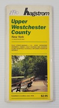 *L1) Vintage 1990 Hagstrom Map of Upper Westchester County New York Fold... - $19.79