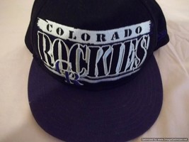 Colorado Rockies NEW ERA MLB Authentic 59Fifty Cap/Hat-Colors: Black,Purple-NEW - £10.96 GBP