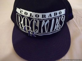 Colorado Rockies NEW ERA MLB Authentic 59Fifty Cap/Hat-Colors: Black,Pur... - $262.60 MXN