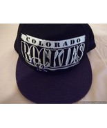 Colorado Rockies NEW ERA MLB Authentic 59Fifty Cap/Hat-Colors: Black,Pur... - £11.15 GBP