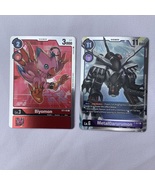2 Digimon Foil Cards Manufacture Damages - €8,58 EUR
