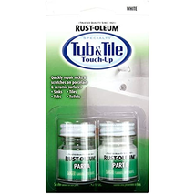 &quot; Tub &amp; Tile Paint 244166 Specialty Kit Tub and Tile Touch Up, White, 2 ... - £17.72 GBP