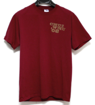 Jereezs Central vs Western Michigan Rivalry Football T Shirt 2008 Maroon... - $12.82