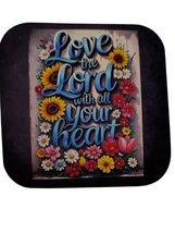  Christian Colorful Floral Refrigerator Magnet – Bible Scripture  - $6.62 CAD