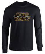 New Star Wars The Force Awakens Logo Long Sleeve T-Shirt All Sizes Episo... - $435.16 MXN
