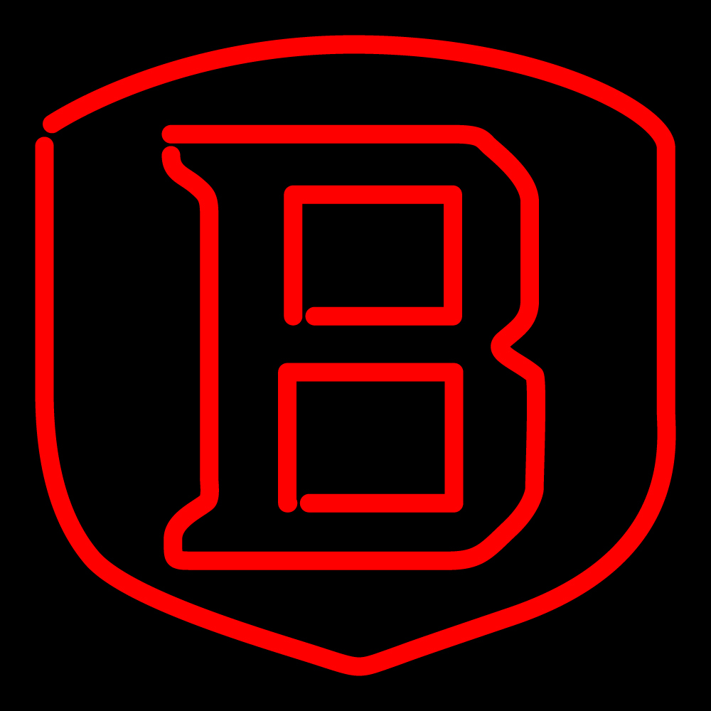 NCAA Bradley Braves Logo Neon Sign - £550.05 GBP